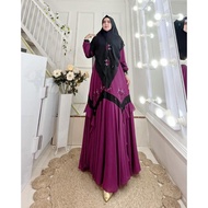 AJE ZAS - CANADA Sequin Dress Set Luxury Hijab pet Head Antem ceruti Material BabyDoll Eid Party Dre