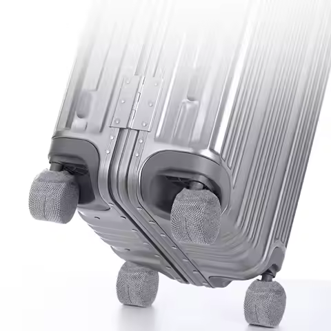 4Pcs/Set Luggage Wheels Protector Shock Absorption Wear-resistant Anti-slip Wheels Cover Reduce Nois
