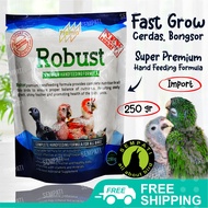 SEMPATI Robust Premium Hand Feeding Formula 250 Gram All Baby Bird Pakan Burung Parrot Robust Loloha