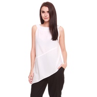 Hazelnut Indonesia - Rin Top -/ Blouse Top Wanita - White