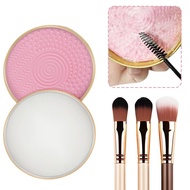 Makeup Brush Cleaning Soap Peach Soap With Brush Cleaning Pad 50g U2s4