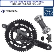 PROWHEEL RPL 421 34-50T Bicycle Hollow Disc Crank