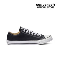 CONVERSE รองเท้าผ้าใบ SNEAKERS คอนเวิร์ส ALL STAR OX BLACK ผู้ชาย ผู้หญิง UNISEX สีดำ M9166C M9166CABKXX