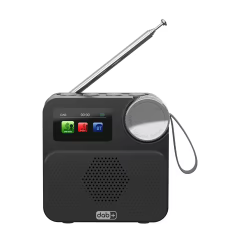 BT Internet FM Radio Rechargeable Wifi Radio Built-in Battery Portable FM Radio with 1.47inch Color 