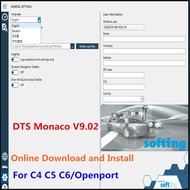Latest DTS Monaco V9.02 for MB Star C4 Connector C5 multiplexer C6 VCI for Openport 2.0 OBD2 Tool On