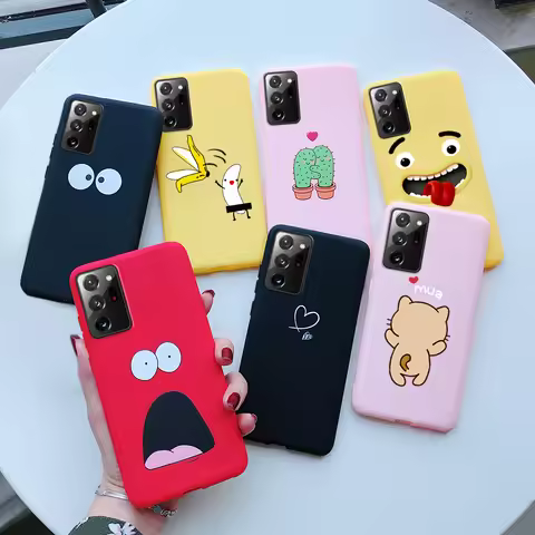 Case on for Samsung Galaxy Note 20 20Ultra Samsung Note20 Ultra Case Cartoon Soft Cute Silicone Phon