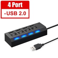 USB 3.0 Hub USB Hub 3.0 Multi USB Splitter 3 Hab Use Power Adapter 4/7 Port Multiple Expander 2.0 US