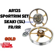 AR125  SPORTRIM SET INCLUDE DISC HUB PANEL AR128 RIM GOLD RIM TEGAK #AR125#