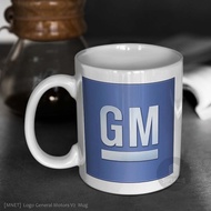 General Motors V2 Symbol Mug Glass Car Logo Ceramic Cup Icon