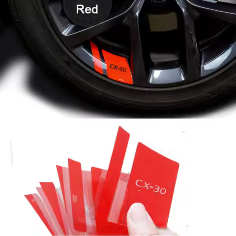 6Pcs Car Wheel Sticker For Mazda CX-30 CX-60 Auto Accessories