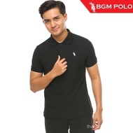 BGM POLO Premium Unisex Polo Shirt Tee Unisex CVC HONEYCOMB BP-MTUP001LC-AF Lengan