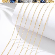 916 gold necklace gold bare chain single chain clavicle chain female pendant 916 gold wild jewelry in stock