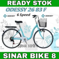 SEPEDA KERANJANG DEWASA ODESSY 26 83 F UKURAN 26 INCH MINI 6 SPEED - Goes Store87