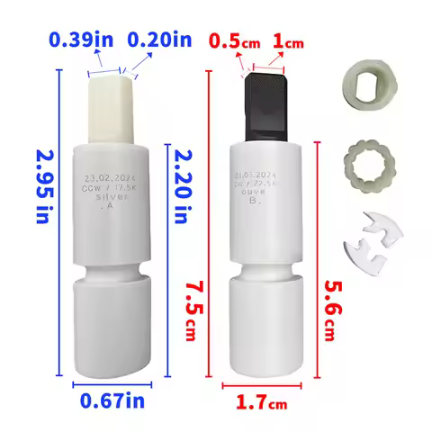 Soft Close Toilet Damper Compatible with GROHE 49535000 20mm Fit for 39 Series Euro Cube Ceramic Sea