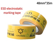 ESD Static Protection Area Tape - Yellow English And Chinese Anti-Static Protection Zone Identificat