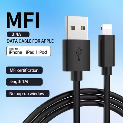 3.3 FT MFI Cable Premium Nylon USB-A to Lightning Cable Charger Cable for iPhone 14 13 12 SE XS Max 