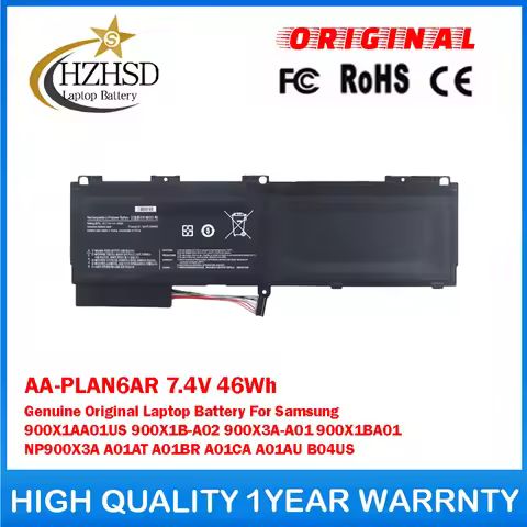 AA-PLAN6AR 7.4V 46Wh Genuine Original Laptop Battery For Samsung 900X1AA01US 900X1B-A02 900X3A-A01 9