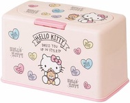 SANRIO - (粉紅Hello Kitty) 日本Sanrio 口罩收納膠盒 (按制彈蓋)