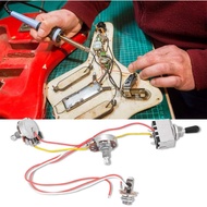 Guitar Wiring Harness, Guitar Prewired Harness Humbucker Wiring Harness Prewired 3 Way Chrome Box To