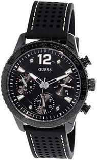 Guess Men s Iconic U1025L3 Black Silicone Japanese Quartz Fashion Watch