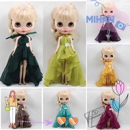 MIHAN Evening Gown Dresses, Fashion DIY Accessories Dolls Princess Dresses, Gift Toys Cute Mini Eleg