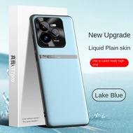 For Realme gt7 GT 7 6 GT6 T Neo 6 Neo6 5 SE 13 12 11 pro plus Case Luxury Leather Waistline Liquid B