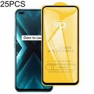 全城熱賣 - 適用於 OPPO Realme X3 25 PCS 9D 絲印二強 全屏鋼化玻璃膜
