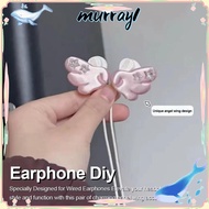 MURRAY Headphone Accessory, Clip-On Design Star Gem Accent  Earphone Decoration, Lightweight Y2K Dam