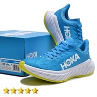 Sneakers Hoka Carbon X2 Blue White Yellow Running Shoes Vantel - 39
