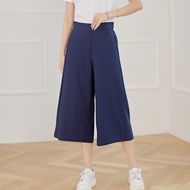 LZD Eyouth 10123 Ladies wide leg pants High waist women casual pants culottes 3/4 length