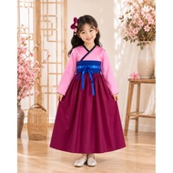 Disney Mulan Costume Children's Hanbok Costume for Children and Adults Latest Costume Toyobo Materia