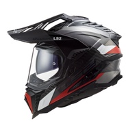 LS2 Helmets MX701 Explorer C. Frontier G.Titanium Red - หมวกกันน็อคทัวร์ริ่งแอดเวนเจอร์