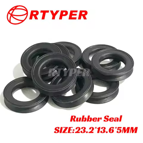 50/100PCS Fuel Injector Rubber Seals 22014 23.2x13.6x5 For Toyota