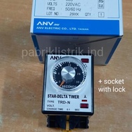 Timer Star Delta TRD N 220V AC 30s ANVCRD N - Lokashop100