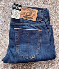 BJ Jeans ยีนส์ชาย ริมแดง ขากระบอกธรรมดา Cotton 100% ผ้าไม่ยืด เป้ากระดุม ของแท้จากSHOP