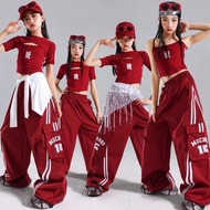 Next Day Delivery Girls jazz Dance Costume Vest Children's Practice Top Street Pants Trendy