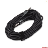 10m/33ft Audio Instrument Cable  6.35mm Interface Male to Male Straight-to-Straight Corrosion-resist