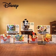 Disney 100 Year of Wonder Retro Stamp Series Miniso Blind Box Action Figure Mickey Mouse | Winnie The Pooh | Lilo &amp; Stitch | Toy story | Dumbo | Monsters University