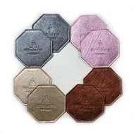 (Bundle of 2 pcs) Xtreme Buffalo Leather Mini Octagon Bowling Ball Wipe Pad