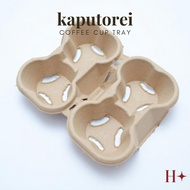 Hostar Kaputorei Drink Cup Tray 4 Pcs Coffee Tea Drink Cups