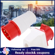 xiyijia 16A 5Pin Industrial Plug  Wall Mount Socket 3 Phase 220‑380V/240‑415V 3P+N+E Supplies for Ch