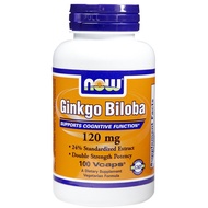 Now Foods Ginkgo Biloba, 100 caps / 120mg ( Multi-Pack)