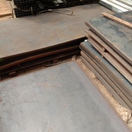 PLAT HITAM 12 MM / 1.20 × 2.40 / DUDUKAN PLAT BESI