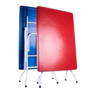 1 Piece 2x3 ft Folding plactic table / Meja Pasar Malam 2x3/ Foldable Plastic Dining Table 2’' x 3’ Lipat/ Plastik