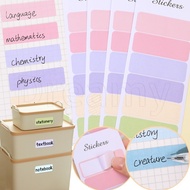 5/10Pcs Index Tab Stickers - Colorful Label Stickers - Waterproof, Self-Adhesive - DIY Handwriten Cl