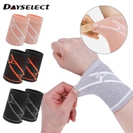 DAYSELECT 1Piece 3D Sports Knitted Wristband Breathable Compression Elastic Fitness Wrist Brace