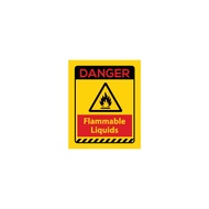 DANGER FLAMMABLE LIQUIDS SIGN/SIGNAGE | WARNING SIGN, NOTICE SIGN & INSTRUCTION SIGN |