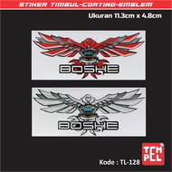 Stiker Timbul/Coating/Emblem/Embos/3D Elang Boshe