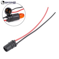 QUENNA Car T10 DC12V W5W 147 Socket Marker Instrument Lights Holder Connector Wire Bulb Soft Rubber 
