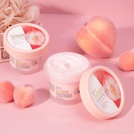 100g Peach Tender Skin Body Scrub Gentle Exfoliate Leg Arm Cleansing